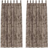  Baršunaste zavjese 2 kom. Boja cappuccina 260 x 140 cm Baršun | shoptok.hr