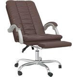  Uredski naslonjač od umjetne kože smeđi | shoptok.hr