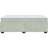  Krevetna konstrukcija Svijetlo siva 120 x 190 cm tkanina | shoptok.hr