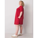 BASIC Feel Good Dress-RV-SK-6639.02X-burgundy | Shoptok.si