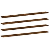 vidaXL Zidne police 4 kom boja hrasta 100x10x1 5 cm konstruirano drvo | shoptok.hr