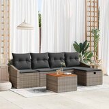  Sjedeća garnitura za vrt 6 kom. poliratan 233 x 117 x 85 cm | shoptok.hr
