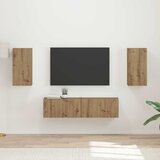  Set TV komoda 4 pcs Umjetnički hrast Konstruirano drvo | Eponuda.com
