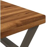 Polica za Lavabo - Umivaonik s prirodnim rubom montirana na zid - Prirodno kava 40 x 50 x 24 cm Četvrtasto | shoptok.hr