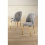 Hanah home Mara set stolica, 45x91x42 cm, 6 dijelova, zlatno-siva boja | Eponuda.ba