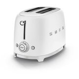 Smeg TSF01WHMEU2 - Toaster s jednim stil otvorom, kompaktni retro 50-ih, bijeli | shoptok.hr
