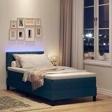  s opruga kutije s LED trakama Plava 90 x 190 cm tkanina | shoptok.hr