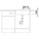Blanco DALAGO 6 ANTRACIT 615x510/190 mm BEZ P.Č. | ePonuda.com