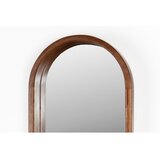 White Label Stensko ogledalo z lesenim okvirjem 24x120 cm Nyko – | Shoptok.si