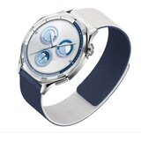 INF Kompatibilni pašček – Huawei GT6 Litchi silikon z magnetom White+Blue 20 mm, (5000264175) | Shoptok.si