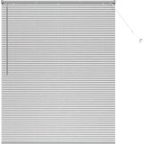 vidaXL Zavjesa za prozor sa zavjesama Ostalo Srebrna 80 x 130 cm Aluminij | shoptok.hr
