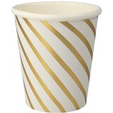 Meri Meri Papirnate jednokratne čaše u setu 8 kom Gold Swirl – Cijene