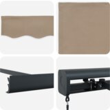 Ručna Uvlačiva Tenda Bež 350x250 cm | shoptok.hr