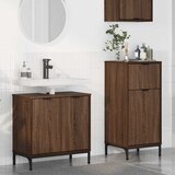 vidaXL Set namještaja za kupaonicu 2 pcs Smeđi hrast 39.5 x 36 x 88 cm Cijene