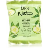 Oriflame Love Nature Green Tea & Cucumber sapun s mliječnom kiselinom 75 g