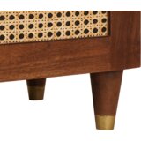 vidaXL Omare in policami za shranjevanje medijev s predalom s polico s shranjevanjem z vrati Rjava | Shoptok.si