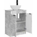  Kupaonski umivaonik s sudoperom Betonska siva 54 x 35 x 83 cm | shoptok.hr