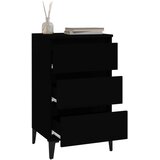  Noćni ormarić crni 40 x 35 x 70 cm od konstruiranog drva | shoptok.hr