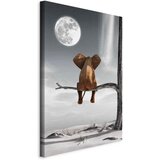 Artgeist Slika Na Platnu Elephant And Moon | Shoptok.si