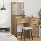 vidaXL toaletna enota Hrast Inženirski les 79 x 41 x 135 cm Cene