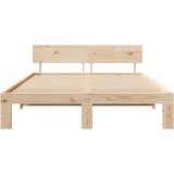  Krevetna konstrukcija Prirodna 140 x 200 cm Čvrsto borovo drvo | shoptok.hr