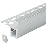 Mitea Lighting aluminijumski profil za led trake sivi 29x37x2000mm za pločice/stepenice sa difuzorom 2m MA07-A | Eponuda.com