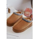 Kesi Children's insulated slippers Camel Olivane Cene