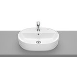 Roca A3270Y0000 The Gap Round White umivaonik (lavabo) 55x40x13 nadgradni ovalni sa rupom za bateriju i prelivom | ePonuda.com