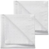 SERVIETA 50/50 cm bela