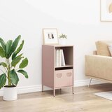 vidaXL Komoda roza 35x39x73,5 cm hladno valjano jeklo | Shoptok.si