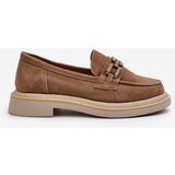 S. BARSKI Women's Suede Loafers with Flat Heel and Decoration D&A | shoptok.hr
