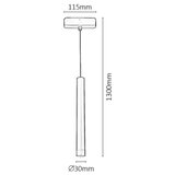 Rabalux Linijska rasvjeta LED 5W 200lm 2700-5500K visilica smart 06V LiTrack | shoptok.hr