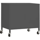 vidaXL Omara za shranjevanje antracitna 60x35x49 cm jeklo | Shoptok.si