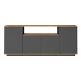 Hanah home Konzolni sto FR15-AA, 180x75x44,5 cm, Antracit | Eponuda.ba