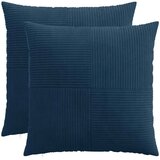  Presvlaka za jastuk 2 pcs ALMELO Mornarsko plava 55 x 55 cm - Modra 55 x 55 cm 2 Slike