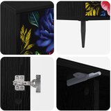  ormar KIEL 102 x 33 x 51 cm Crni hrast Konstruirano drvo | shoptok.hr