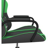  Igraća stolica crno-zelena od umjetne kože | shoptok.hr