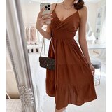 Gemre Brown flared dress Yvon | shoptok.hr