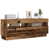 Maison Chic TV omarica - TV stojalo - Televizijska omarica z LED starinski les 100x35x40 cm inženirski les, (21699535) | Shoptok.si