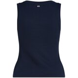 Tommy Jeans Top marine / bela | Shoptok.si