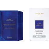 Guerlain Super Aqua Intense Hydration Mask vlažilna tekstilna maska 6 kos | Shoptok.si