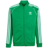 Adidas Sportska jakna 'Adicolor Sst' travnato zelena / bijela