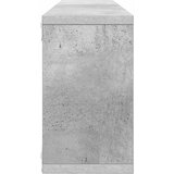  Kockaste zidne police 4 kom boja betona 80x15x26,5 cm drvene | Eponuda.ba