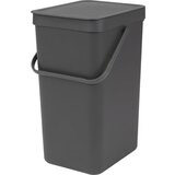 Brabantia Zabojnik za ločevanje odpadkov 16 L - siva Cene