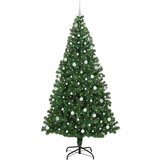 vidaXL Umestno božično drevo Zelena 240 cm PVC, jeklo in plastika | Shoptok.si