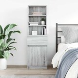  Noćni ormarić boja hrasta 39x35x125 cm konstruirano drvo | shoptok.hr
