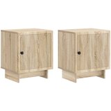  Noćni ormar 2 pcs Hrast sonoma 43 x 34,5 x 50 cm | shoptok.hr