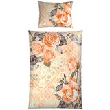 Esposa OBOJESTRANSKA POSTELJNINA 140/200 cm saten krem barve | Shoptok.si