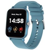 Canyon barberry SW-79, Smart watch, 1.69inches TFT full touch screen, Zinic+plastic body, IP67 waterproof, multi-sport mode, compatibility with iOS and android, blue body with blue silicon belt, Host: 44.4*36*9.2mm, Strap: 230x20mm, 47g - CNS-SW79BL | Shoptok.si