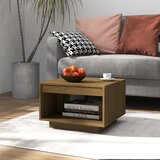Furnova Klubska mizica medeno rjava 50x50x33,5 cm trdna borovina, (21913413) | Shoptok.si